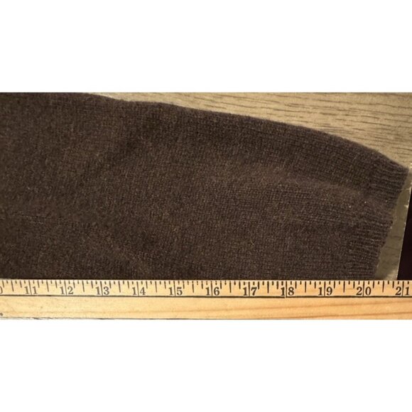 Brandy Melville Amalie Wool Brown Cardigan Button Down Minimalist Preppy Italy - Picture 7 of 12